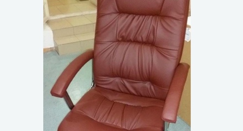 Обтяжка офисного кресла. Карачев